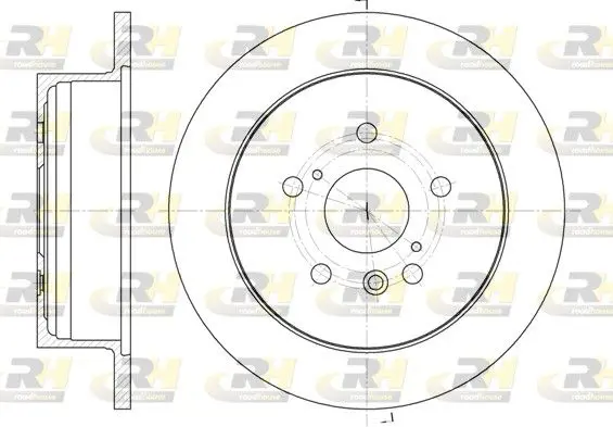 Handler.Part Brake disc ROADHOUSE 6115800 1