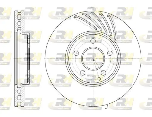 Handler.Part Brake disc ROADHOUSE 6114010 1