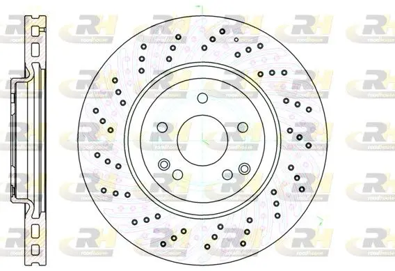 Handler.Part Brake disc ROADHOUSE 6113810 1