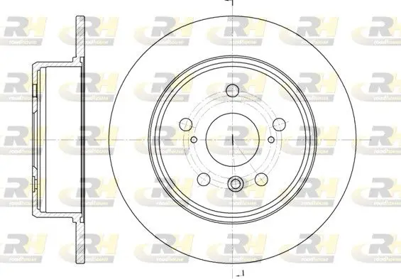 Handler.Part Brake disc ROADHOUSE 6112800 1