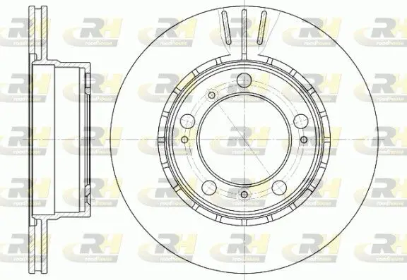 Handler.Part Brake disc ROADHOUSE 6112610 1