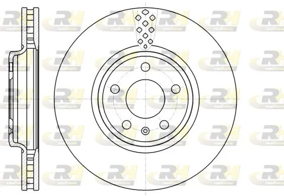 Handler.Part Brake disc ROADHOUSE 6111010 1