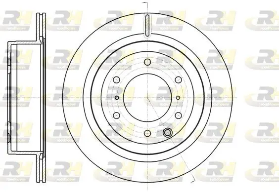 Handler.Part Brake disc ROADHOUSE 6109910 1