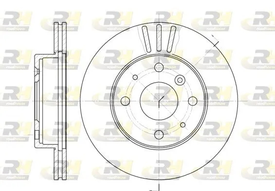 Handler.Part Brake disc ROADHOUSE 6109510 1