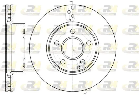 Handler.Part Brake disc ROADHOUSE 6106610 1