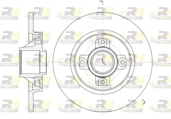 Handler.Part Brake disc ROADHOUSE 6105800 1