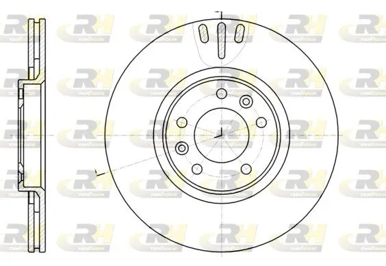 Handler.Part Brake disc ROADHOUSE 6105110 1