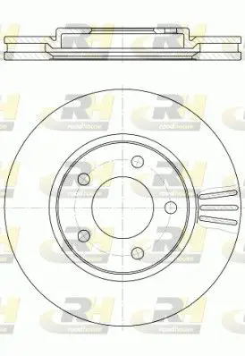 Handler.Part Brake disc ROADHOUSE 6104710 1