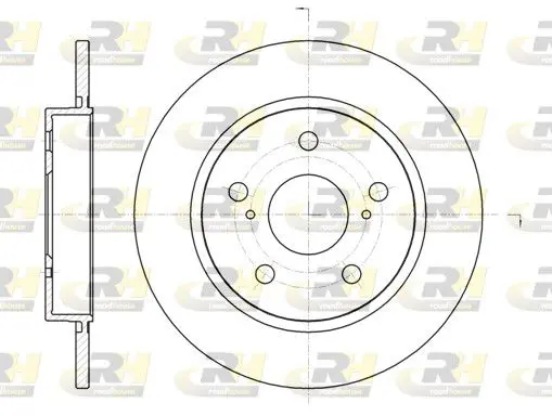 Handler.Part Brake disc ROADHOUSE 6104400 1