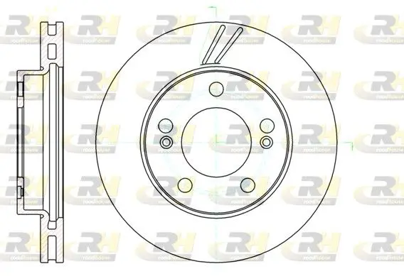 Handler.Part Brake disc ROADHOUSE 6104010 1