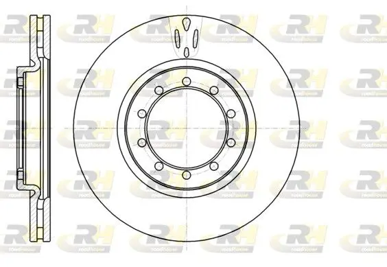 Handler.Part Brake disc ROADHOUSE 6103910 1