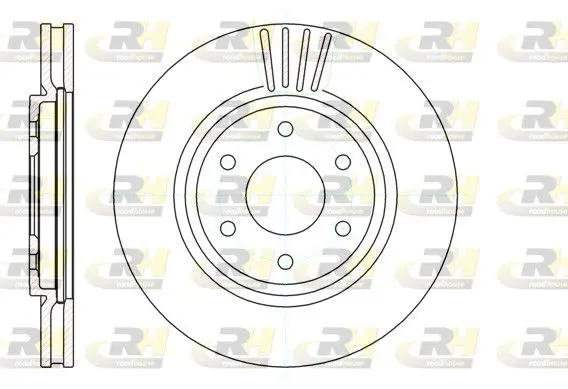 Handler.Part Brake disc ROADHOUSE 6103710 1