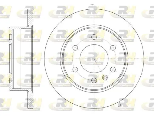 Handler.Part Brake disc ROADHOUSE 6103500 1