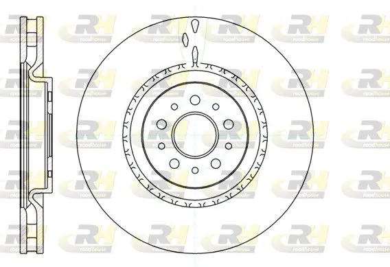 Handler.Part Brake disc ROADHOUSE 6101010 1