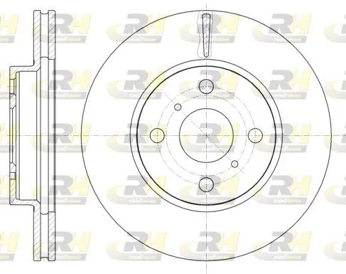 Handler.Part Brake disc ROADHOUSE 6100510 1