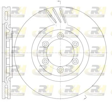 Handler.Part Brake disc ROADHOUSE 6100010 1