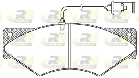 Handler.Part Brake pad set, disc brake ROADHOUSE JSX243640 1