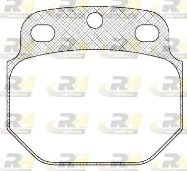 Handler.Part Brake pad set, disc brake ROADHOUSE JSX242200 1