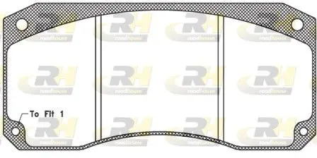 Handler.Part Brake pad set, disc brake ROADHOUSE JSX234640 1