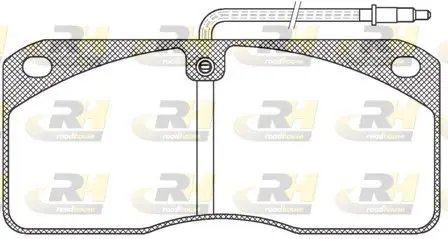 Handler.Part Brake pad set, disc brake ROADHOUSE JSX227840 1