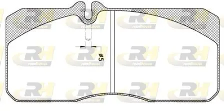 Handler.Part Brake pad set, disc brake ROADHOUSE JSX227820 1