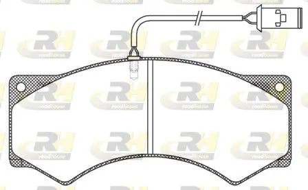 Handler.Part Brake pad set, disc brake ROADHOUSE JSX227741 1