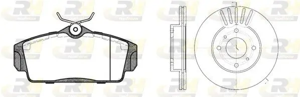 Handler.Part Brake set, disc brakes ROADHOUSE 870400 1