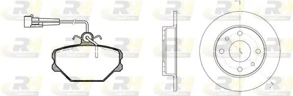 Handler.Part Brake set, disc brakes ROADHOUSE 826400 1