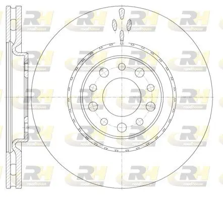 Handler.Part Brake disc ROADHOUSE 696510 1