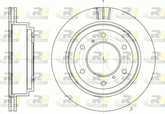 Handler.Part Brake disc ROADHOUSE 695510 1