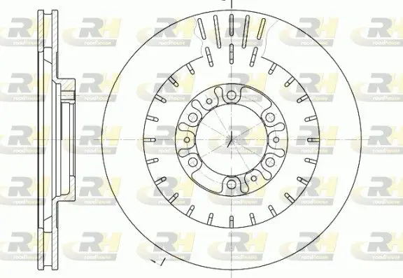 Handler.Part Brake disc ROADHOUSE 695310 1