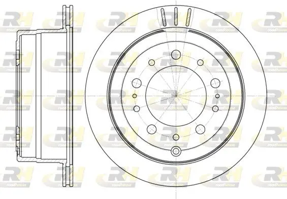 Handler.Part Brake disc ROADHOUSE 694810 1