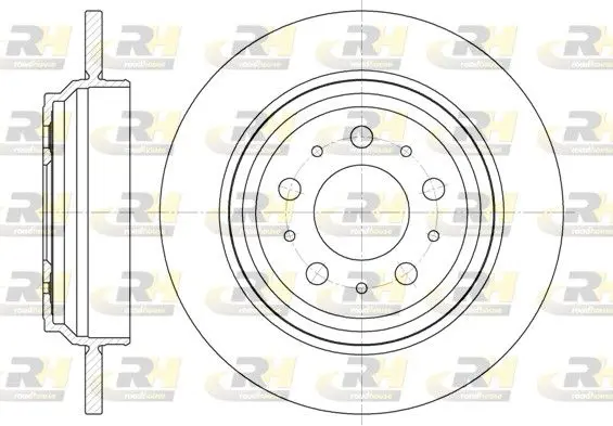 Handler.Part Brake disc ROADHOUSE 691600 1