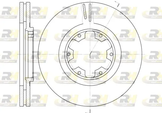 Handler.Part Brake disc ROADHOUSE 689910 1