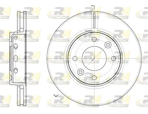 Handler.Part Brake disc ROADHOUSE 689110 1