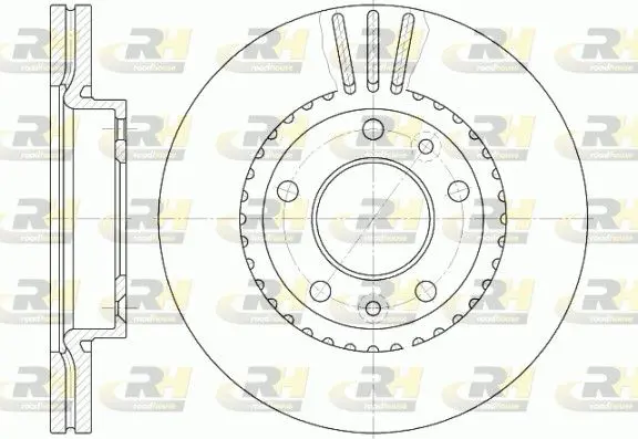 Handler.Part Brake disc ROADHOUSE 688810 1