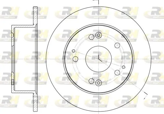 Handler.Part Brake disc ROADHOUSE 687500 1