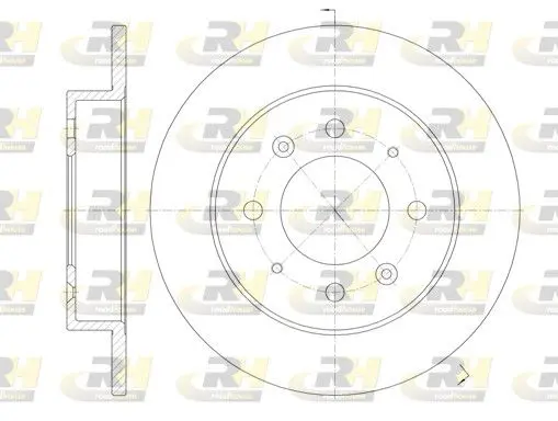 Handler.Part Brake disc ROADHOUSE 687400 1