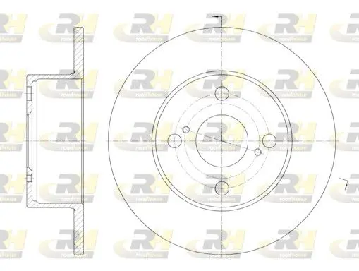 Handler.Part Brake disc ROADHOUSE 687100 1