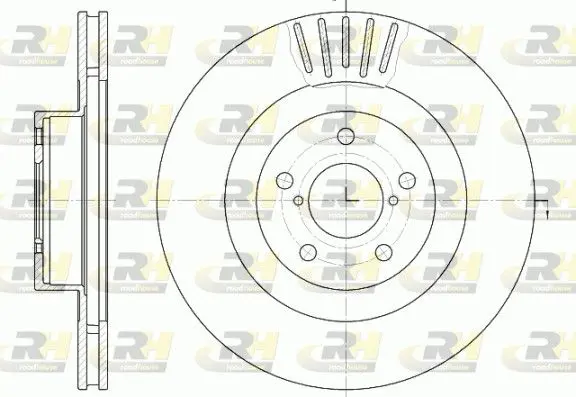 Handler.Part Brake disc ROADHOUSE 681610 1