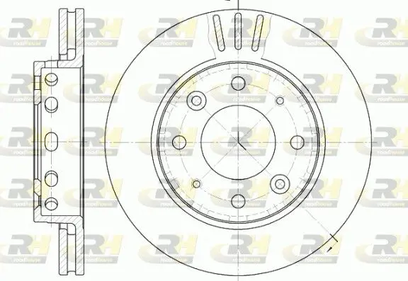 Handler.Part Brake disc ROADHOUSE 681510 1