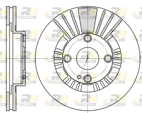 Handler.Part Brake disc ROADHOUSE 681210 1