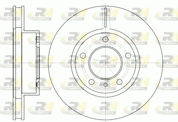 Handler.Part Brake disc ROADHOUSE 680210 1