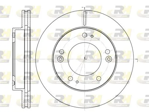 Handler.Part Brake disc ROADHOUSE 679010 1