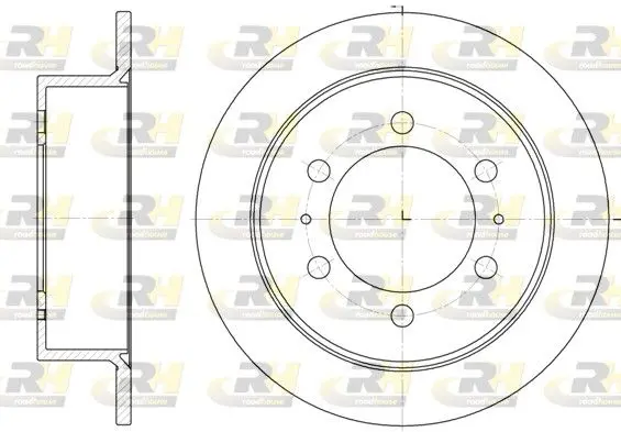 Handler.Part Brake disc ROADHOUSE 678400 1