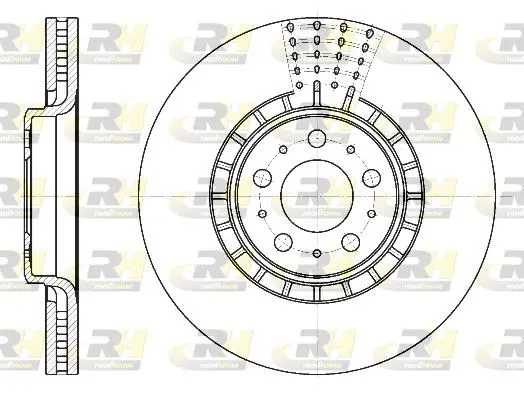 Handler.Part Brake disc ROADHOUSE 676810 1