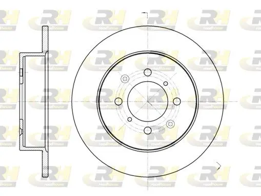 Handler.Part Brake disc ROADHOUSE 673200 1