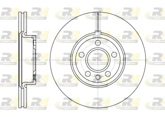 Handler.Part Brake disc ROADHOUSE 672810 1