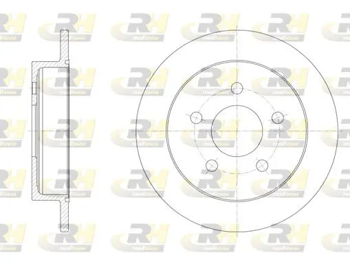 Handler.Part Brake disc ROADHOUSE 671900 1