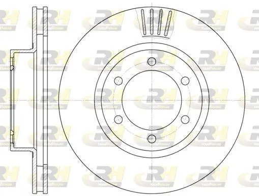 Handler.Part Brake disc ROADHOUSE 670610 1